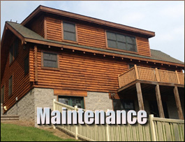  Keene, Virginia Log Home Maintenance